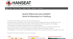 Desktop Screenshot of hanseat-hamburg.de